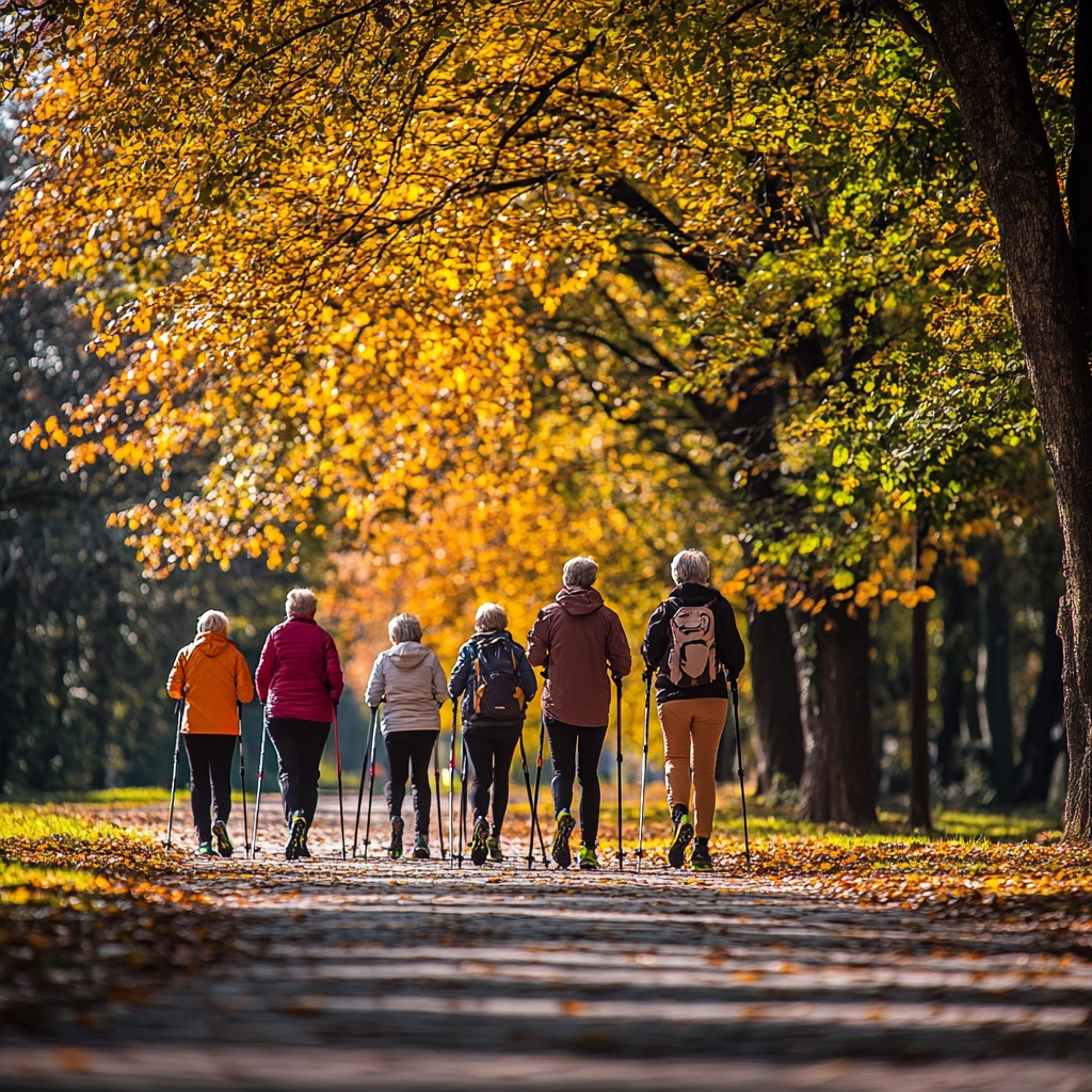 Скандинавська ходьба для старшого віку